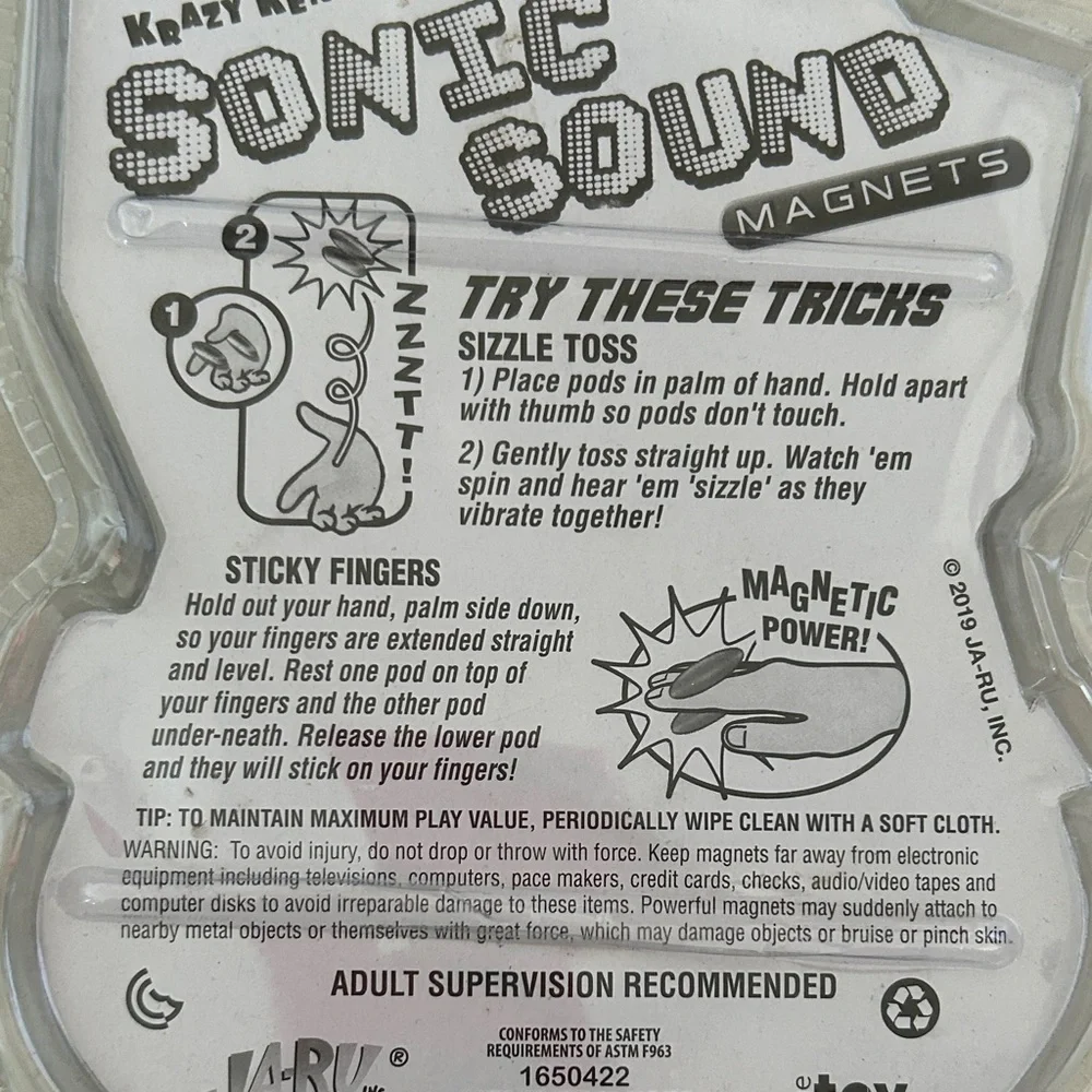 Sonic Sound Magnets - Black